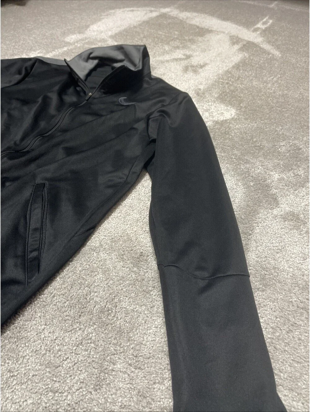 nike pullover jacket black small